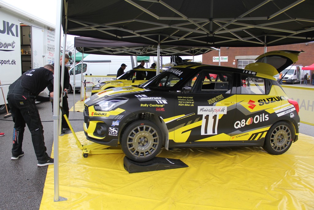Jacob Madsen valgte at bruge slicks på sin Suzuki - og vandt
